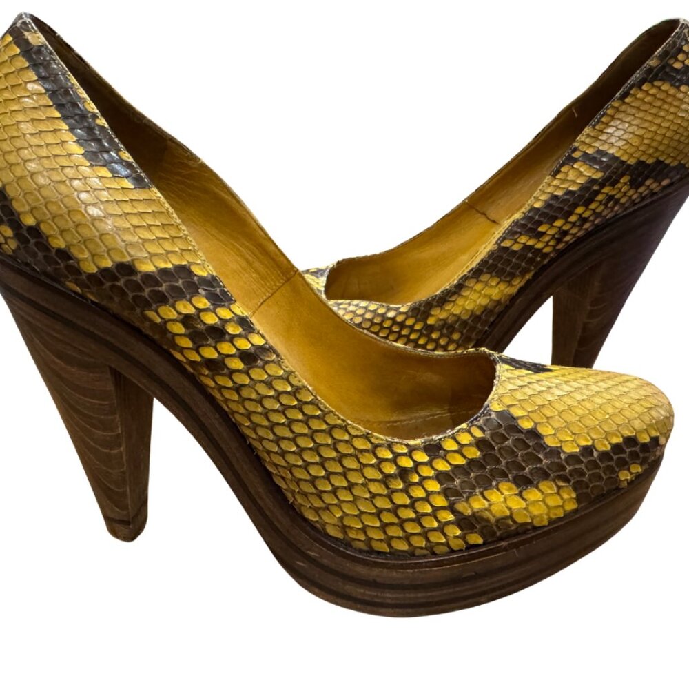 Proenza Schouler Platform Python Heels - image 1